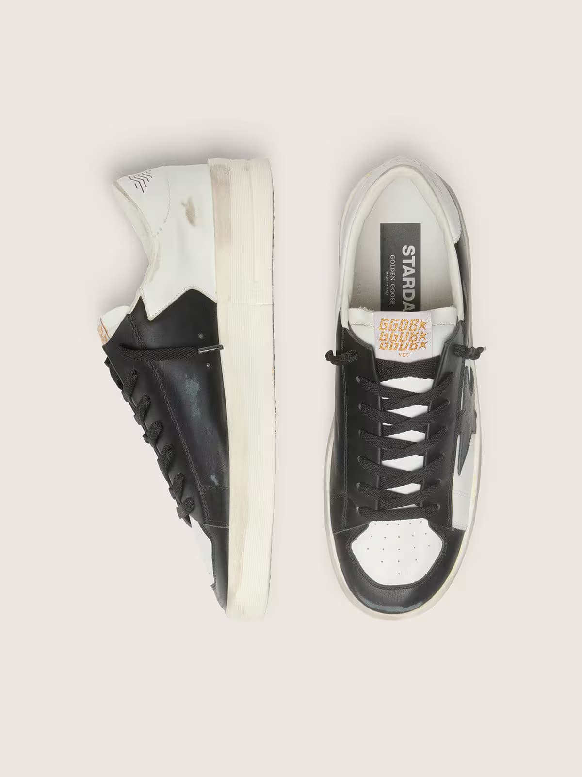 Golden Goose Stardan Black White - View 3