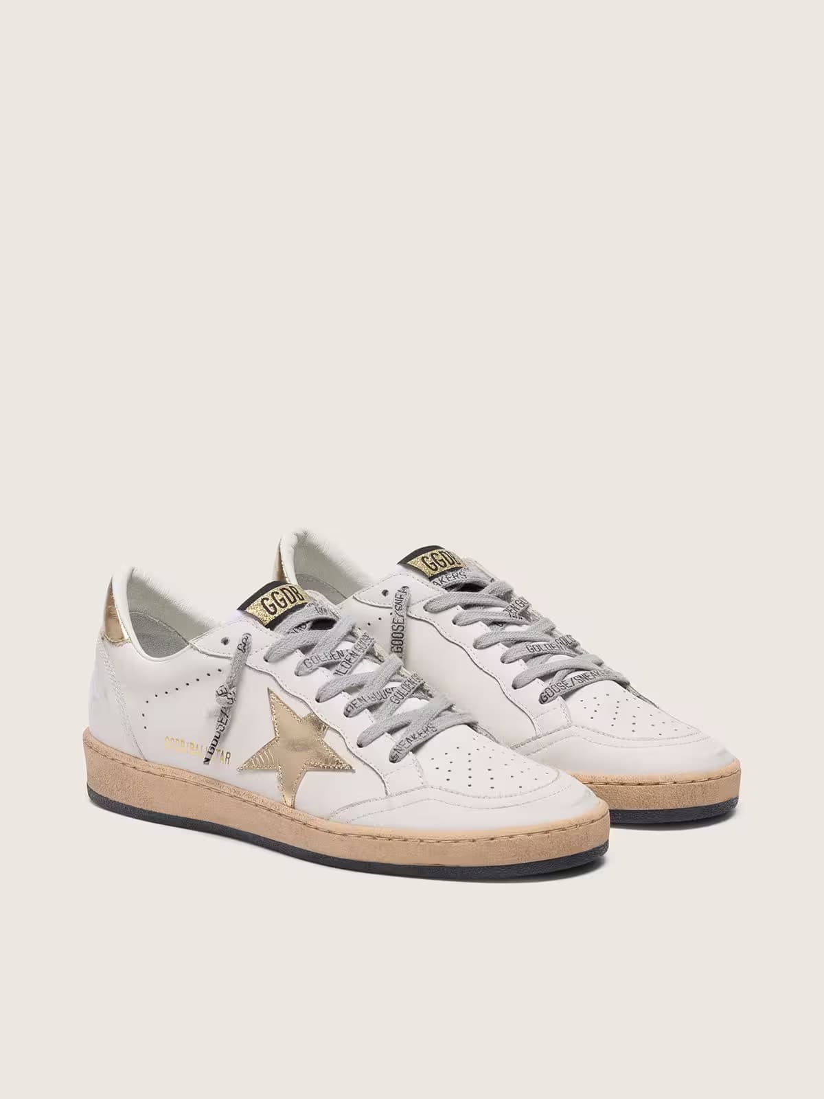 Golden Goose Ball Star White Gold - View 2