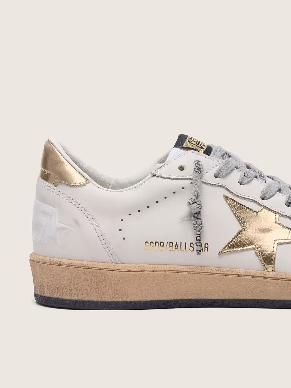 Golden Goose Ball Star White Gold - View 3