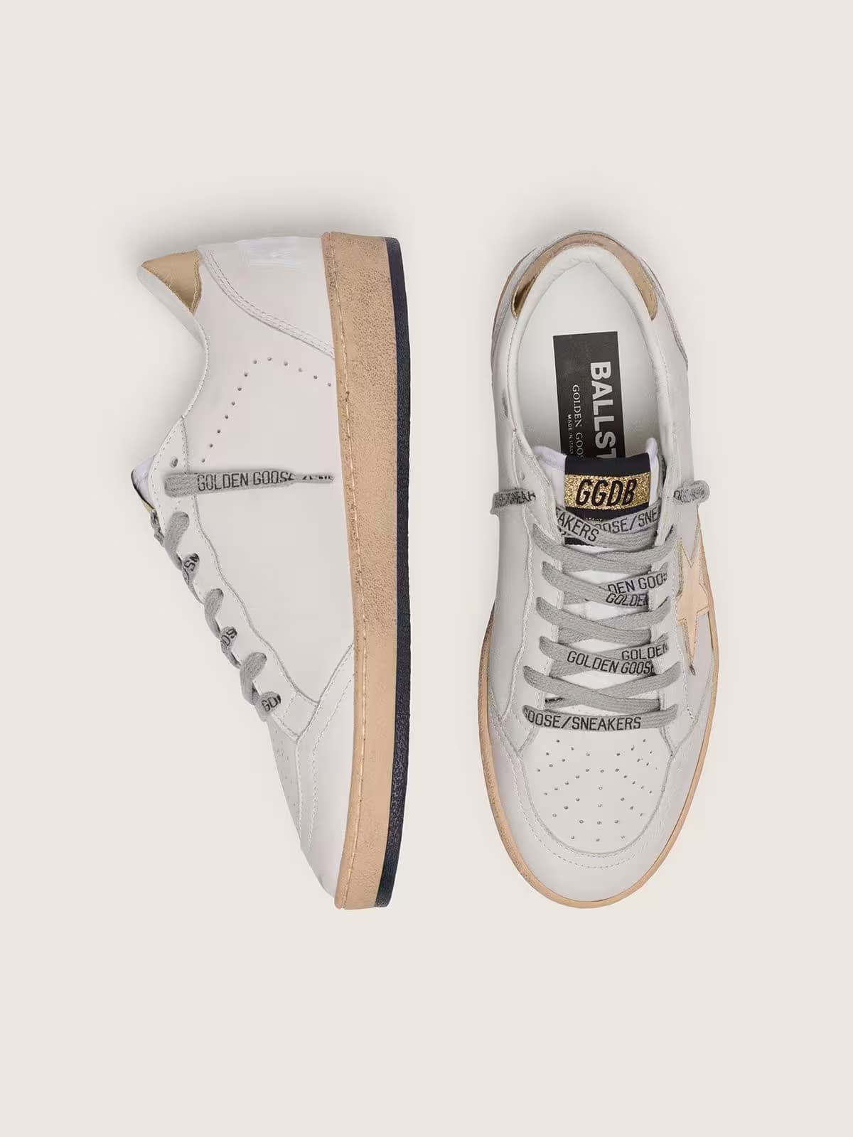 Golden Goose Ball Star White Gold - View 4