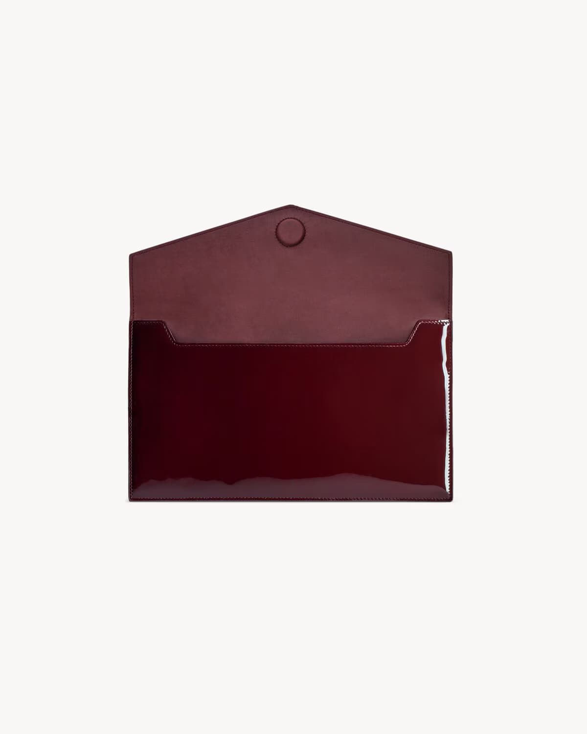 Saint Laurent Pochette Uptown Dark Red Wine - View 2