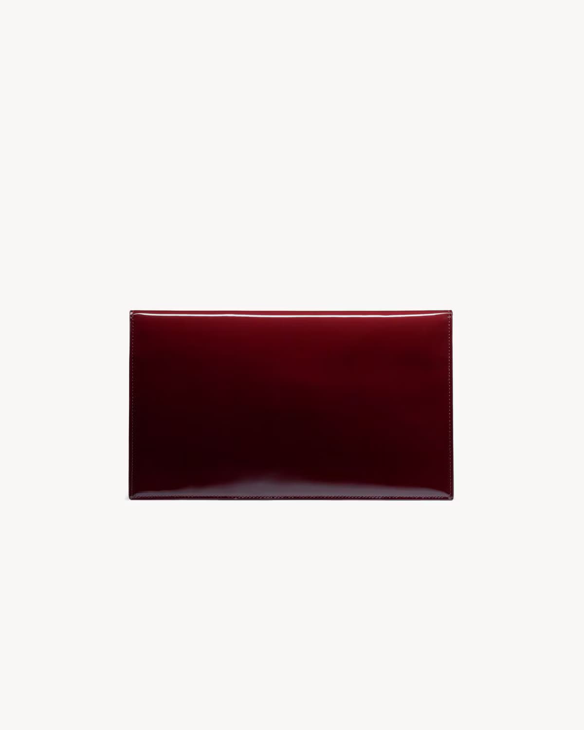 Saint Laurent Pochette Uptown Dark Red Wine - View 4