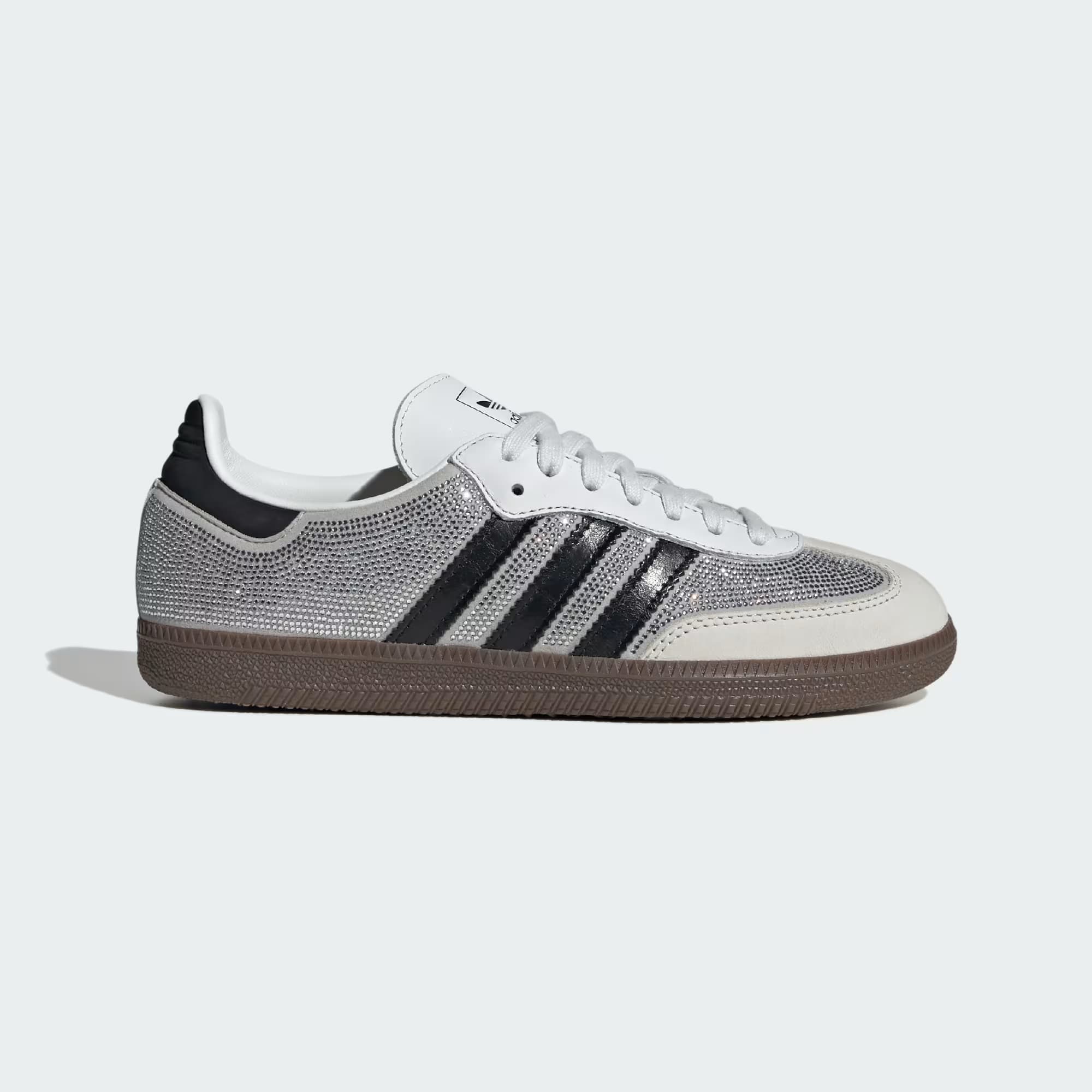  adidas Samba Crystal White Core White Silver Metallic - View 1