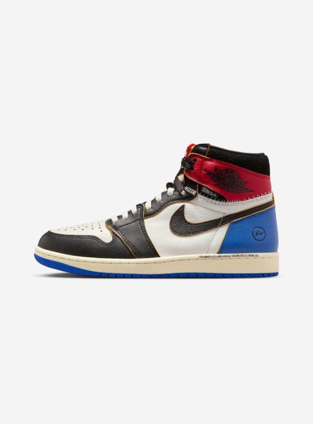 AIR JORDAN 1 RETRO HIGH OG SP FRAGMENT X UNION LA VARSITY RED SPORT ROYAL - View 1