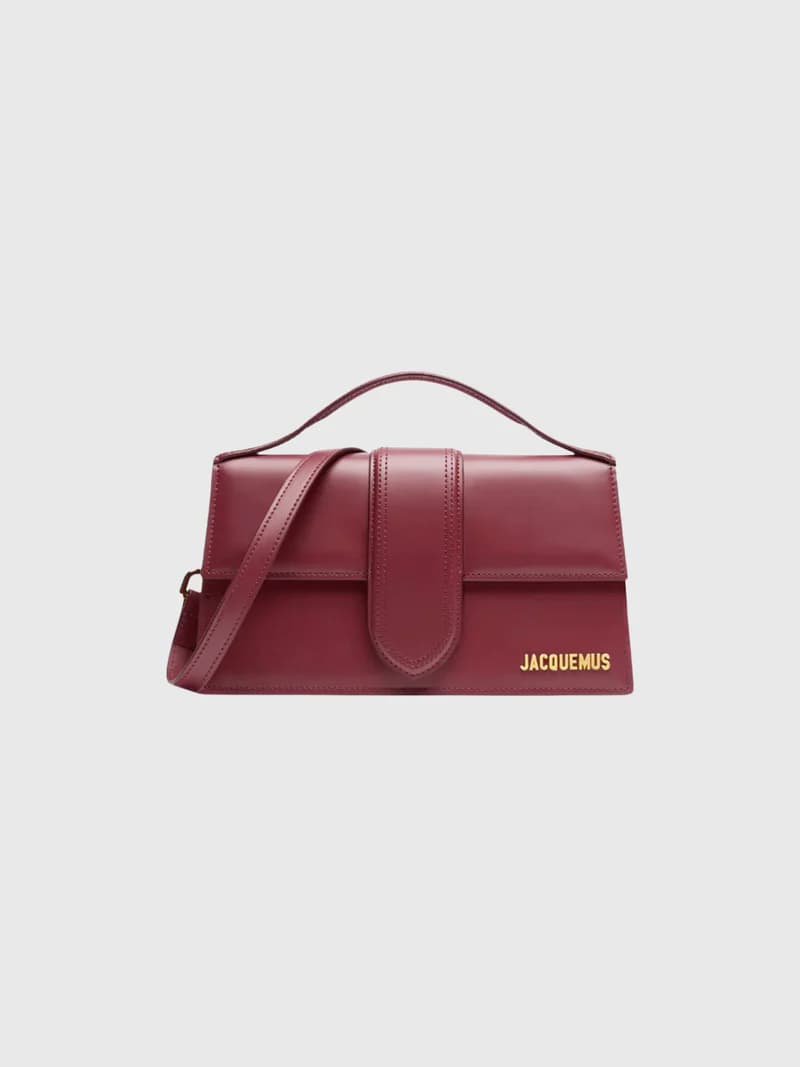 Jacquemus Le Grand Bambino Bordeaux - View 1
