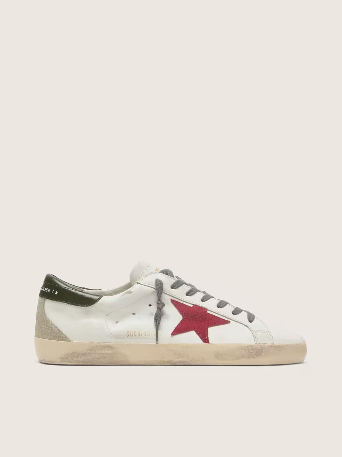 Golden Goose Super Star White Red - View 1