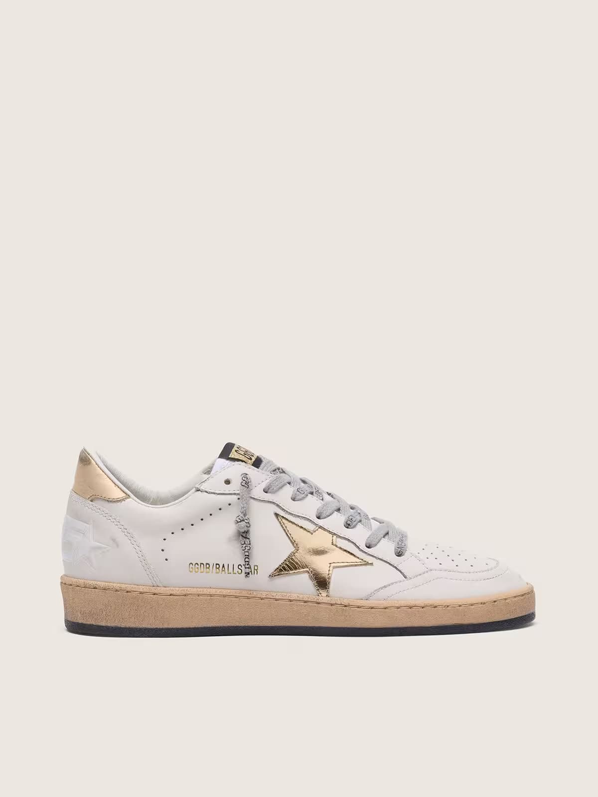 Golden Goose Ball Star White Gold - View 1