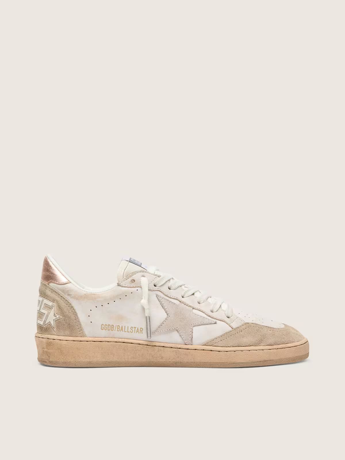 Golden Goose Ball Star Pink White Sand - View 1